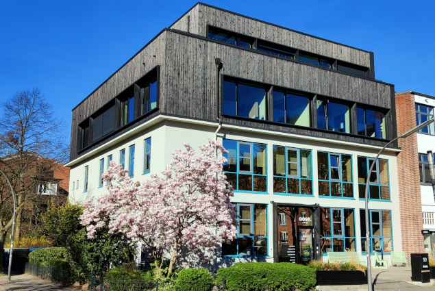 Das Gebäude des oose.campus in Hamburg-Altona